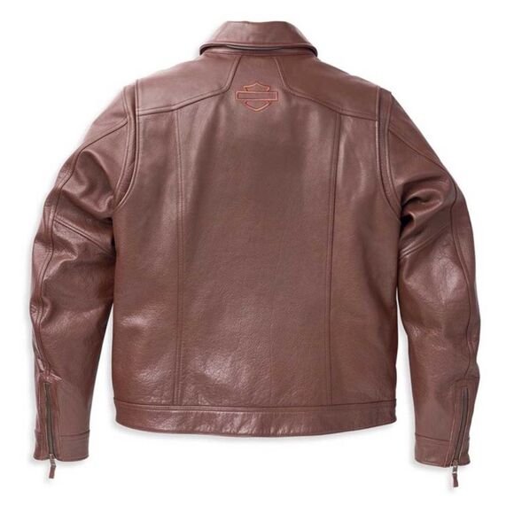 Harley-Davidson Men's Portage Midweight Leather Jacket | Brown  |  Size:   XL - Picture 2 of 15